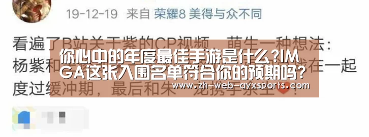 你心中的年度最佳手游是什么?IMGA这张入围名单符合你的预期吗?“爱游戏”(图2) 爱游戏app